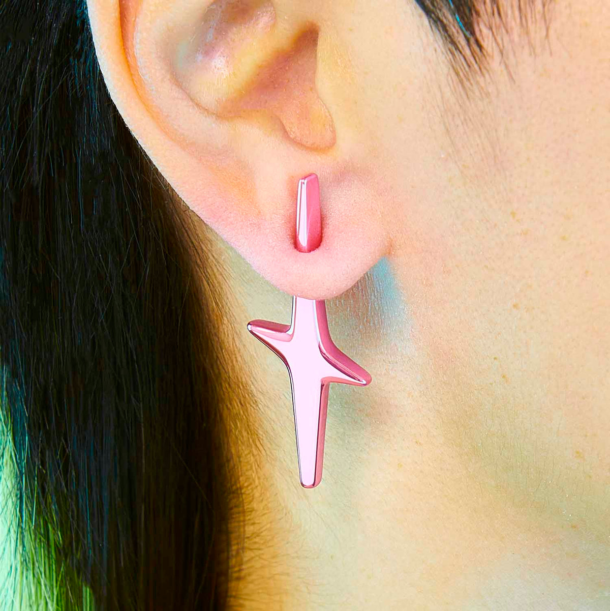 Mini Pierced Star Earring