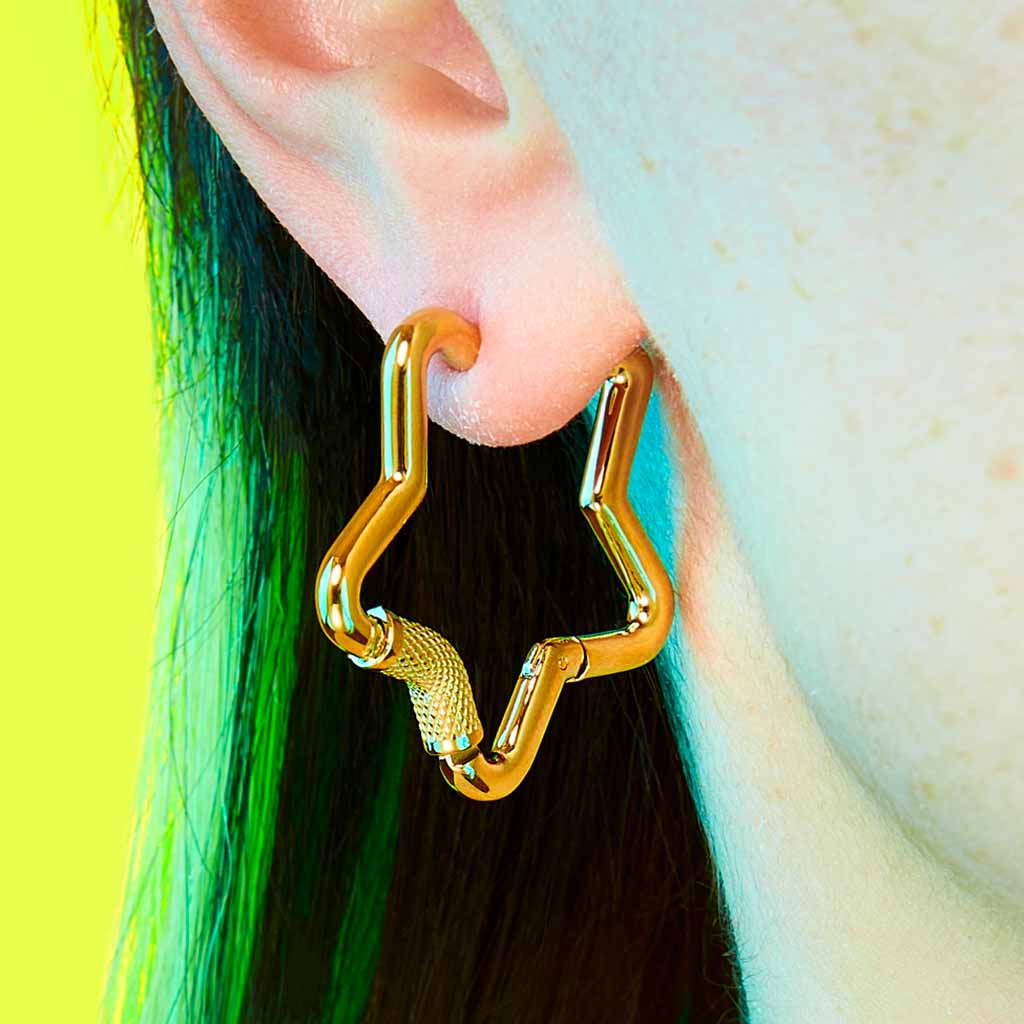 Star Carabiner Earring