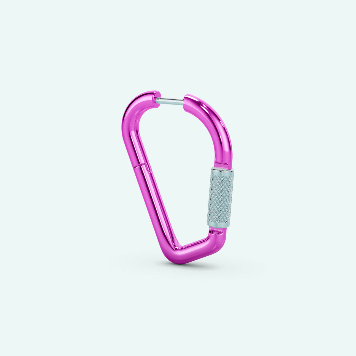 Mini Carabiner Earring