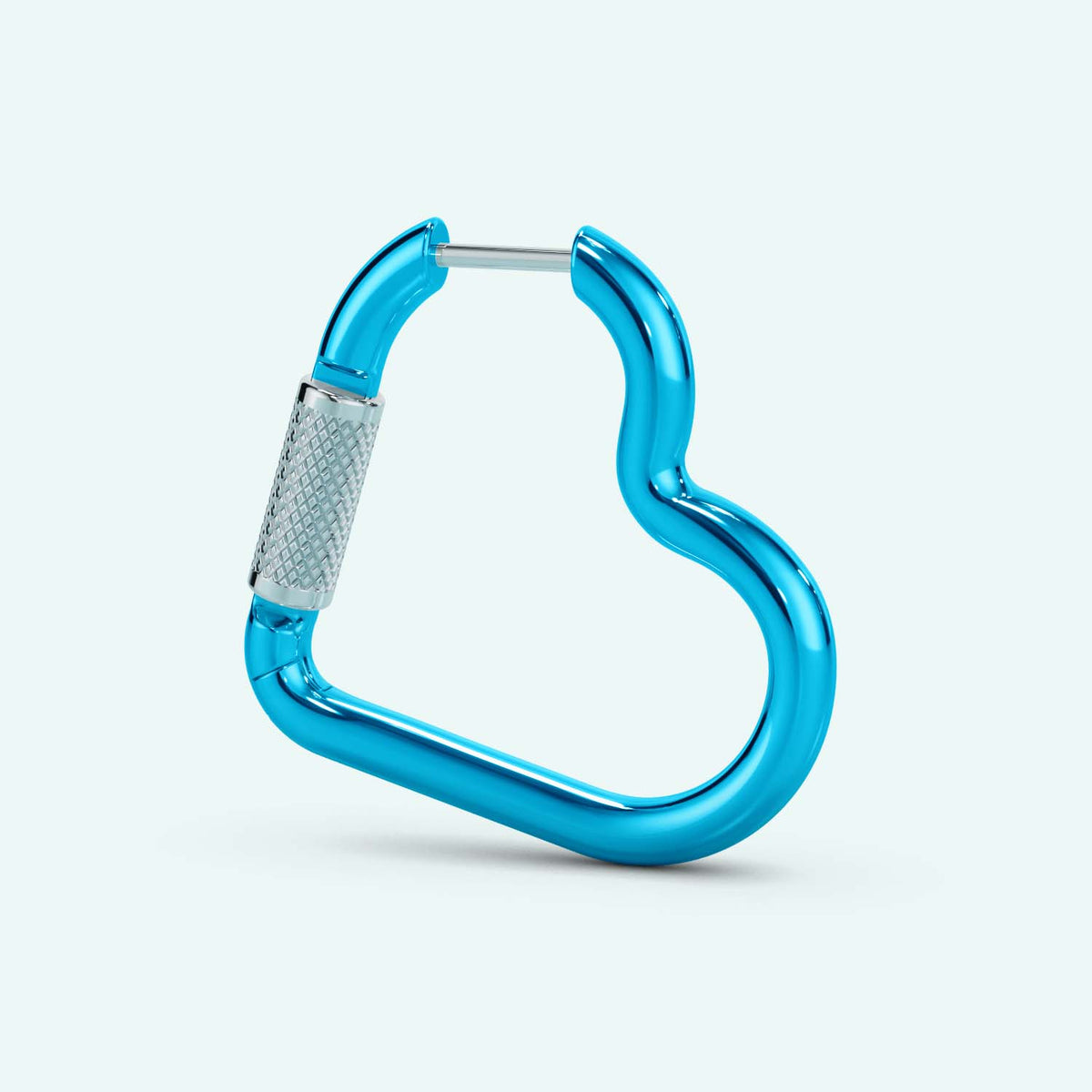 Heart Carabiner Earring