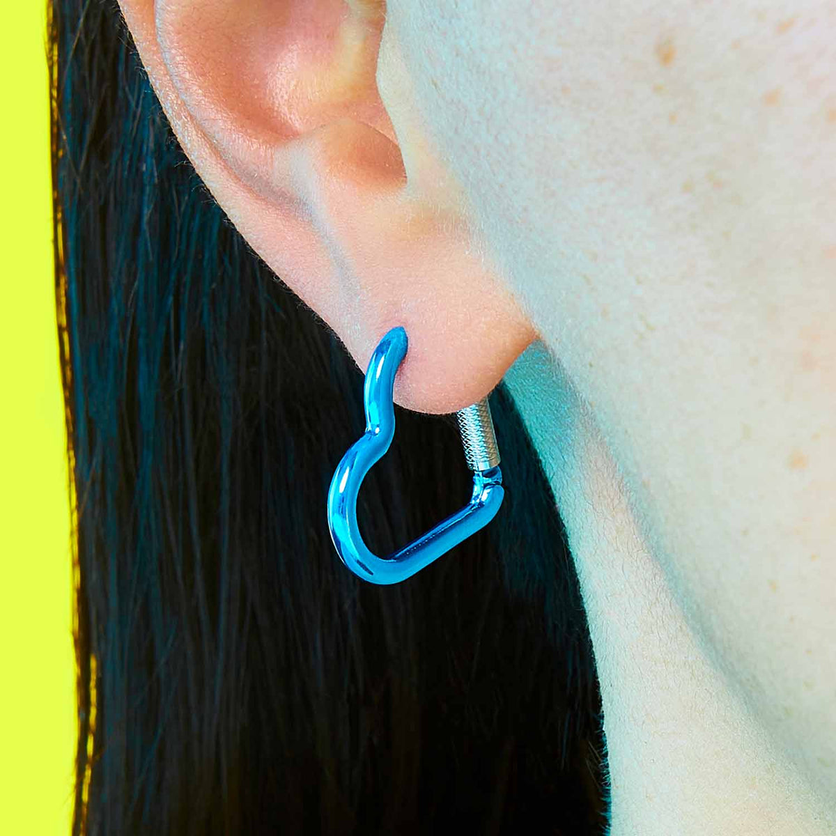 Mini Heart Carabiner Earring