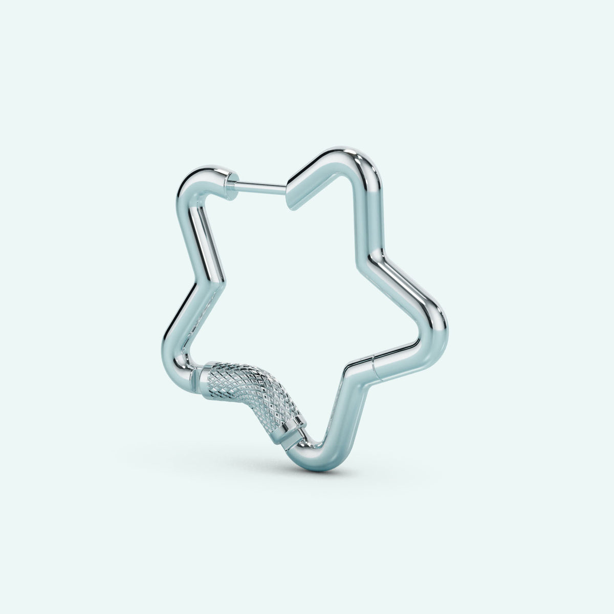 Mini Star Carabiner Earring